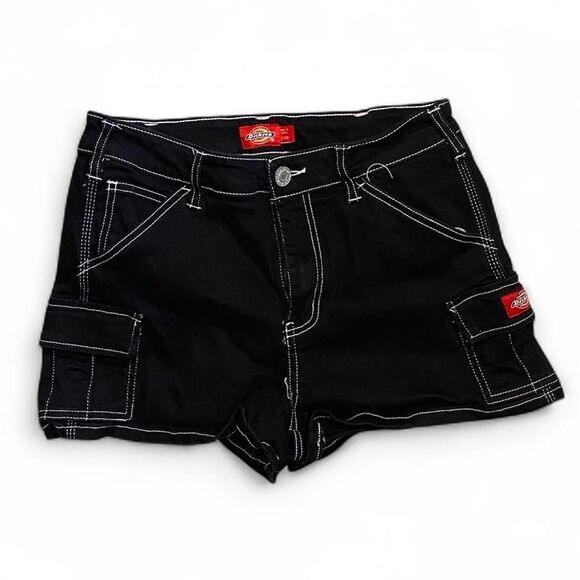 Dickies Women's Black Shorts - Picture 1 of 4